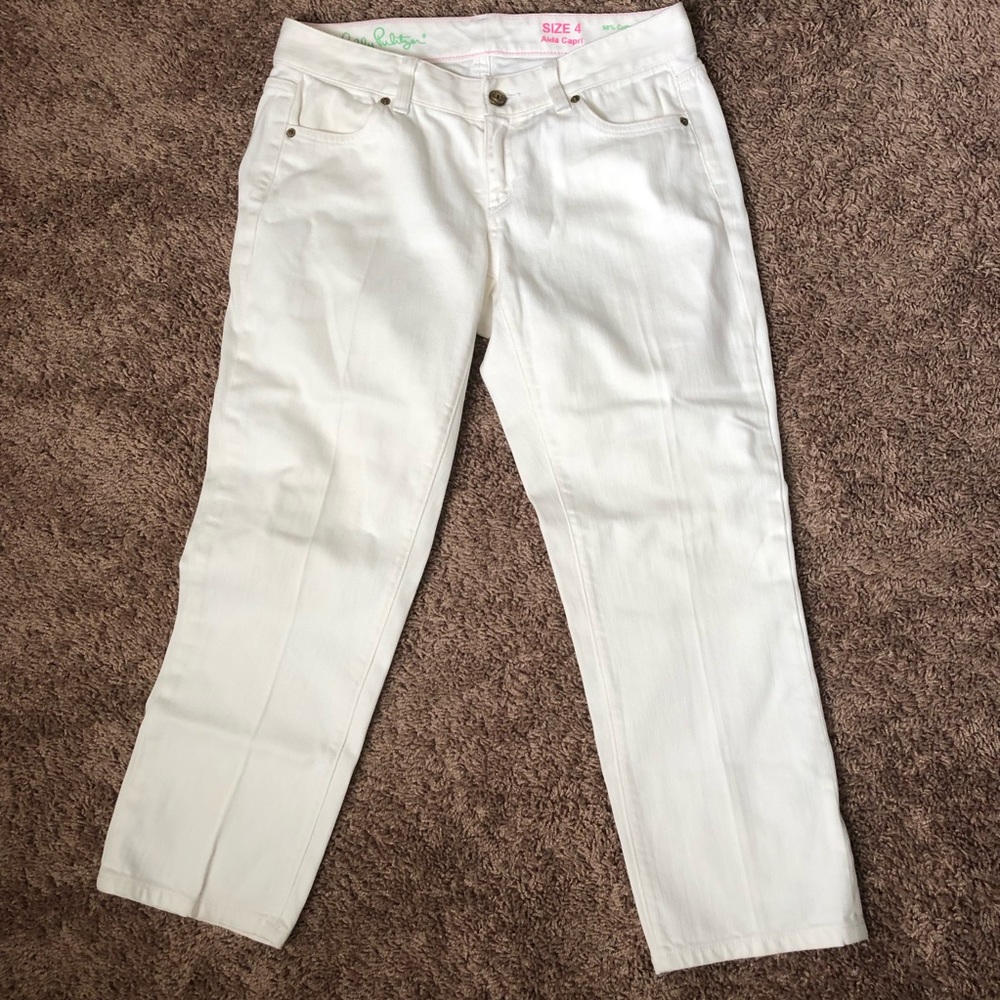 Lilly Pulitzer Aida Capri white